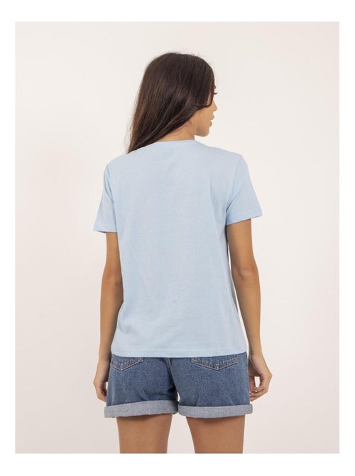 T-shirt col rond pur coton FABIANA - Kiabi