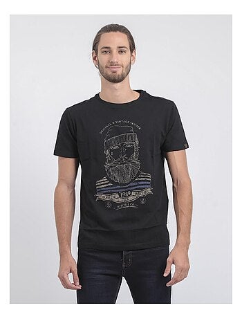 T-shirt col rond pur coton jabrun
