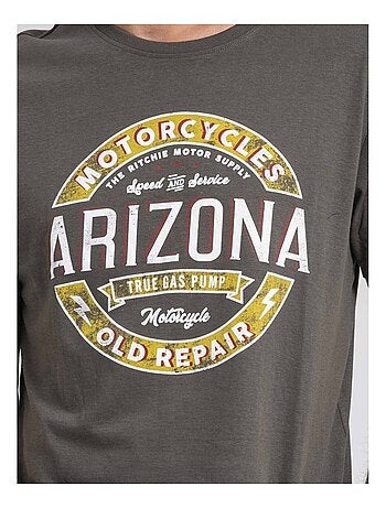 T-shirt col rond pur coton JABUSTIN