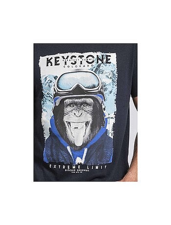 T-shirt col rond pur coton JACOSKI
