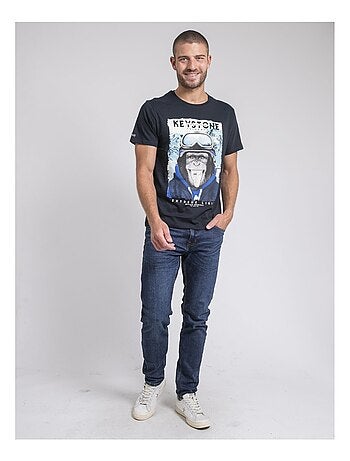 T-shirt col rond pur coton JACOSKI