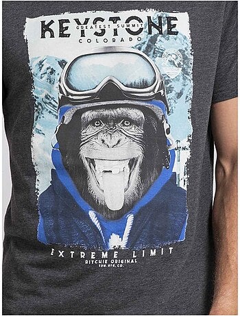 T-shirt col rond pur coton JACOSKI