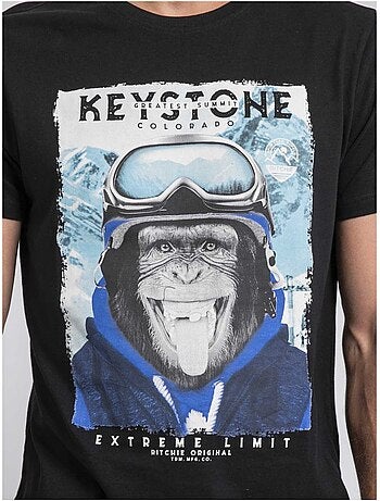 T-shirt col rond pur coton JACOSKI