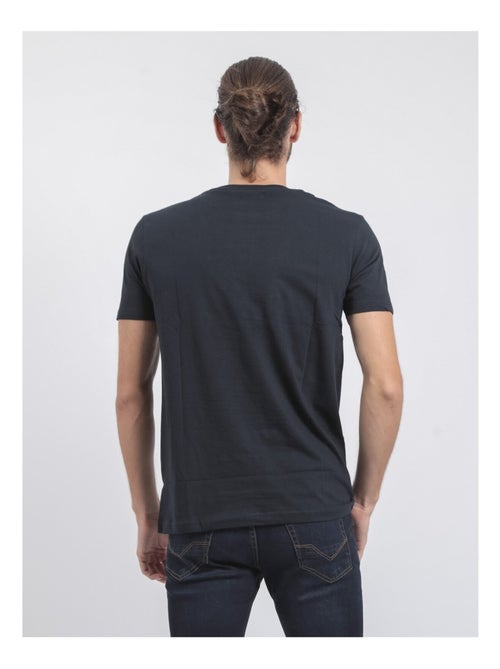 T-shirt col rond pur coton JACRAIG - Kiabi