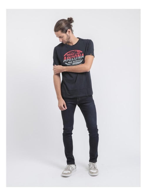 T-shirt col rond pur coton JACRAIG - Kiabi