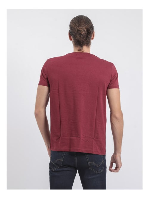T-shirt col rond pur coton JACRAIG - Kiabi