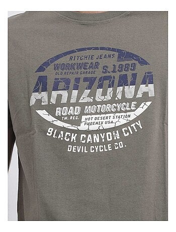 T-shirt col rond pur coton jacraig