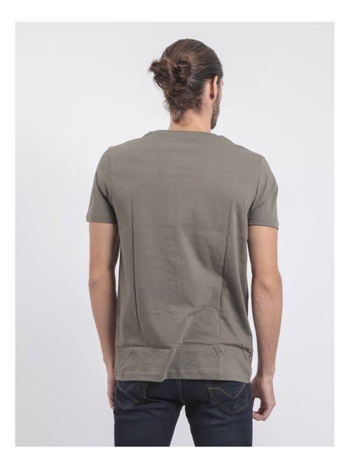 T-shirt col rond pur coton JACRAIG - Kiabi