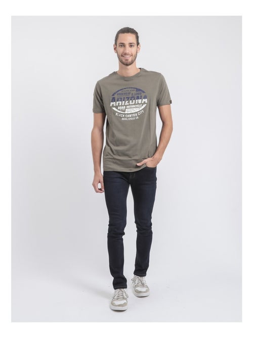 T-shirt col rond pur coton JACRAIG - Kiabi
