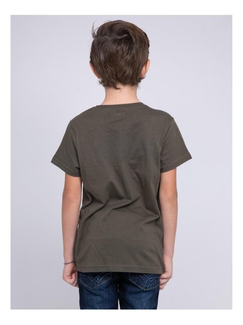 T-shirt col rond pur coton JADAMIX garçon - Kiabi
