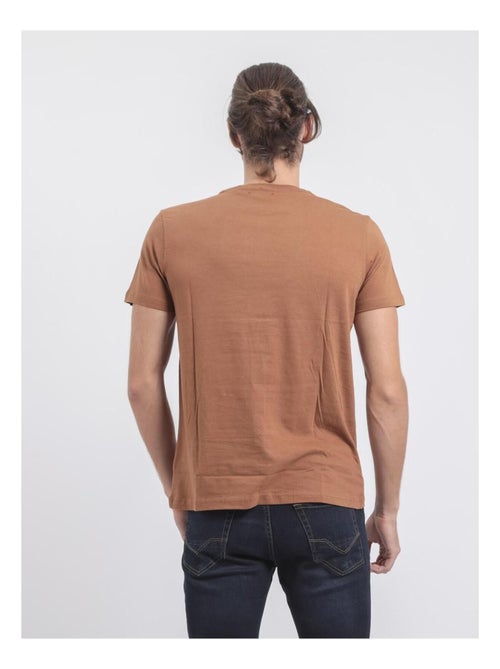 T-shirt col rond pur coton JAGNY - Kiabi