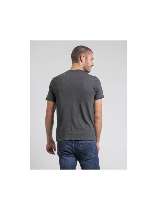 T-shirt col rond pur coton JAKOTA - Kiabi