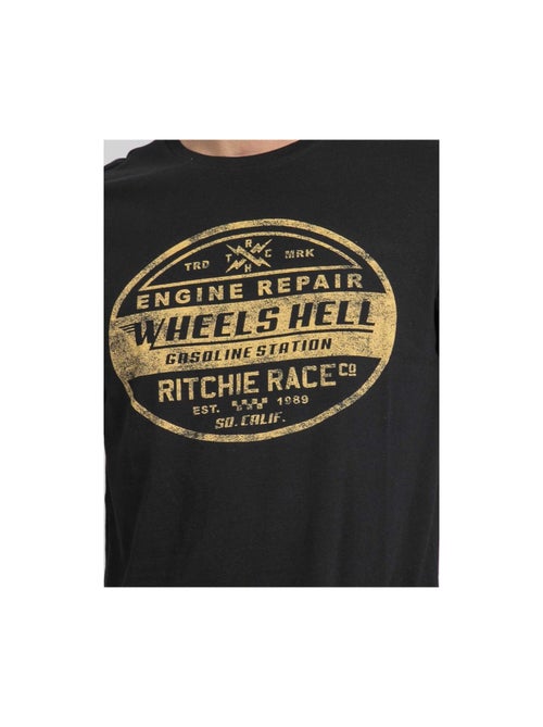 T-shirt col rond pur coton JAKOTA - Kiabi