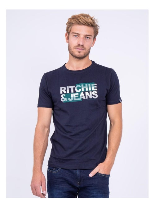 T-shirt col rond pur coton JALTAZAR - Kiabi