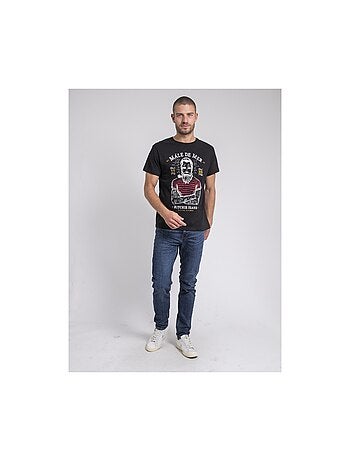T-shirt col rond pur coton JAMEKONG
