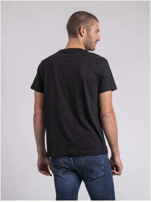 T-shirt col rond pur coton JAMEKONG - Kiabi