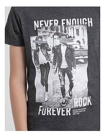 T-shirt col rond pur coton JAMIJEL garçon