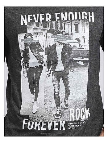 T-shirt col rond pur coton JAMIJEL