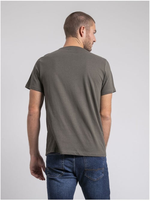 T-shirt col rond pur coton JAMYTH - Kiabi