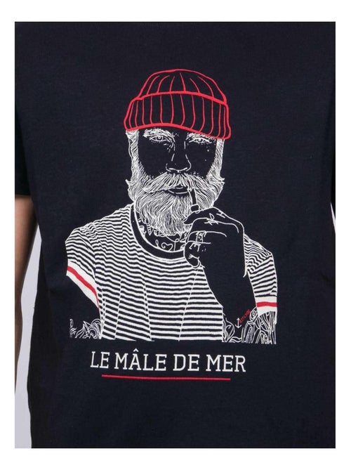 T-shirt col rond pur coton JAPING garçon - Kiabi