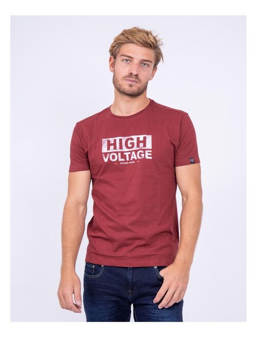 T-shirt col rond pur coton JATMAN - Kiabi