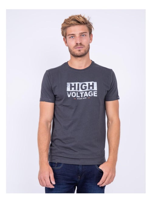 T-shirt col rond pur coton JATMAN - Kiabi