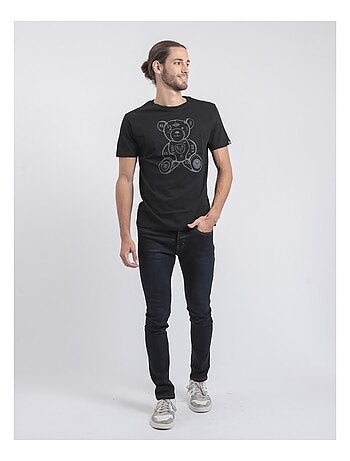 T-shirt col rond pur coton jibidel