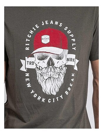 T-shirt col rond pur coton JIMINAL