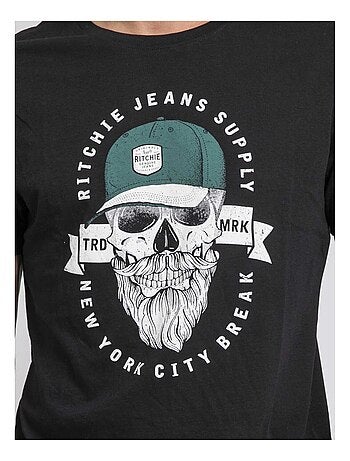 T-shirt col rond pur coton JIMINAL