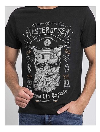T-shirt col rond pur coton JIMOSCAR