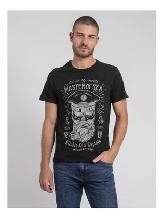 T-shirt col rond pur coton JIMOSCAR