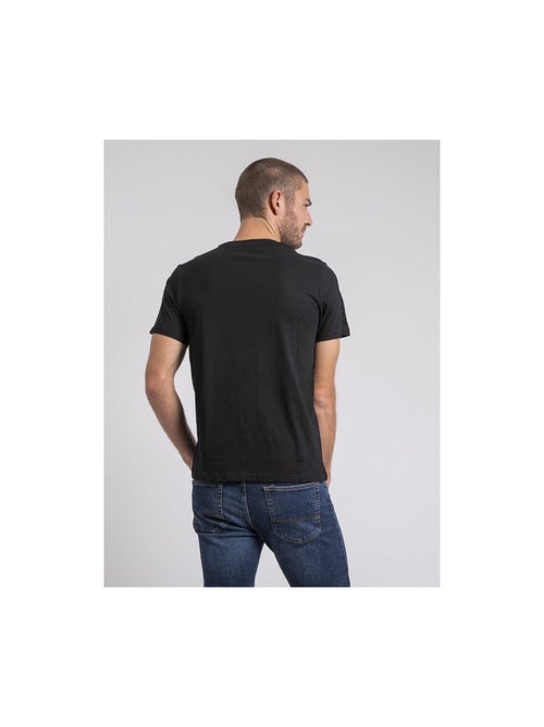T-shirt col rond pur coton JIMOSCAR - Kiabi