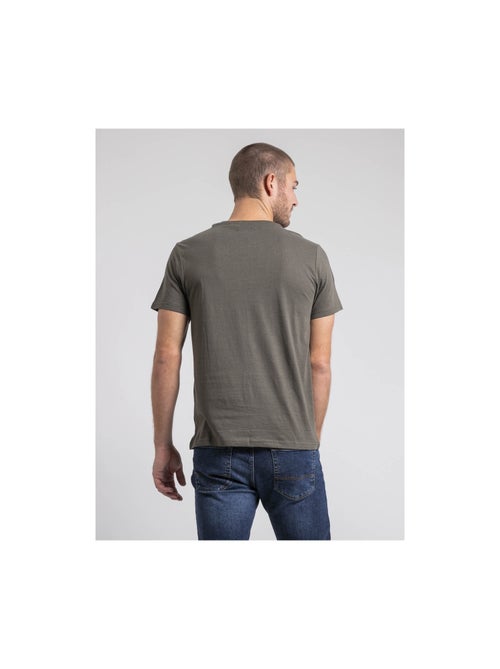 T-shirt col rond pur coton JIROBIN - Kiabi