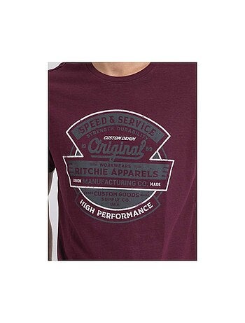 T-shirt col rond pur coton JIROBIN