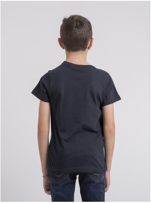 T-shirt col rond pur coton JOCOBY-J - Kiabi