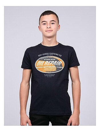 T-shirt col rond pur coton JOCTURNE garçon