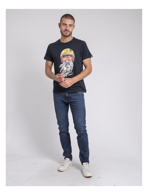 T-shirt col rond pur coton JOMODEK - Kiabi