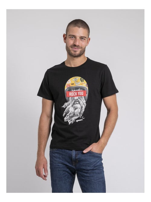 T-shirt col rond pur coton JOMODEK - Kiabi