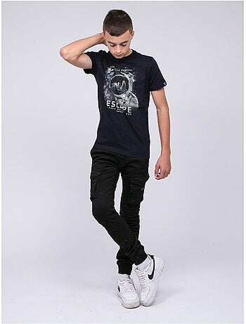 T-shirt col rond pur coton JOOSTER garçon