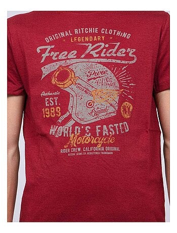 T-shirt col rond pur coton JORDY garçon