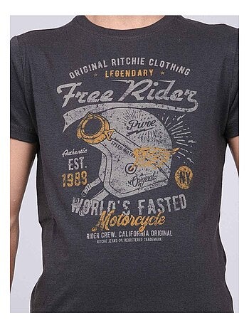 T-shirt col rond pur coton JORDY garçon