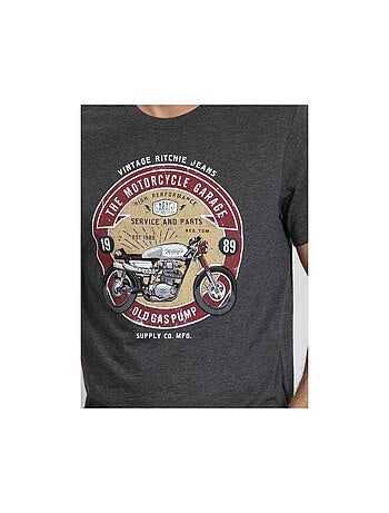 T-shirt col rond pur coton jorisol