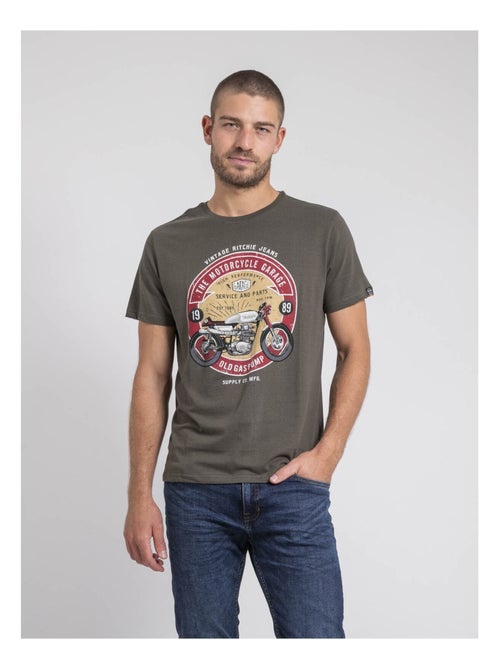 T-shirt col rond pur coton JORISOL - Kiabi
