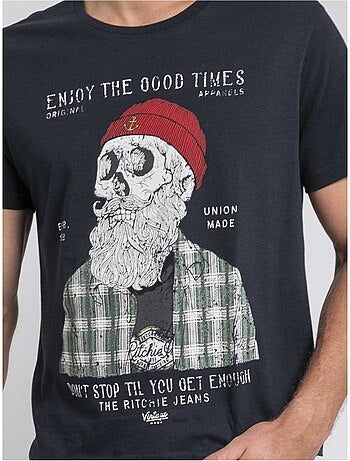 T-shirt col rond pur coton JORUSTIX
