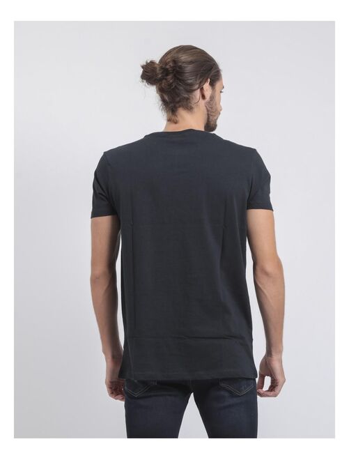 T-shirt col rond pur coton JOULTIX - Kiabi