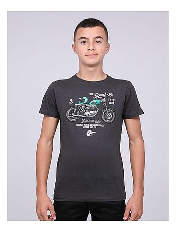 T-shirt col rond pur coton JOUMEA garçon