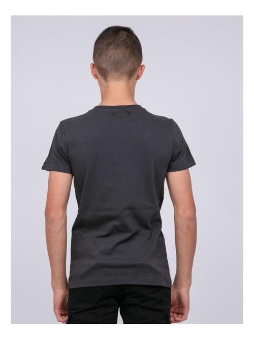 T-shirt col rond pur coton JOUMEA garçon - Kiabi