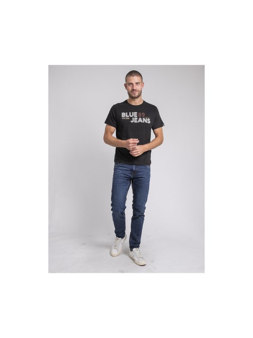 T-shirt col rond pur coton JUPILAR - Kiabi