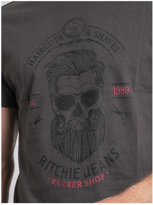 T-shirt col rond pur coton JUSIX - Kiabi