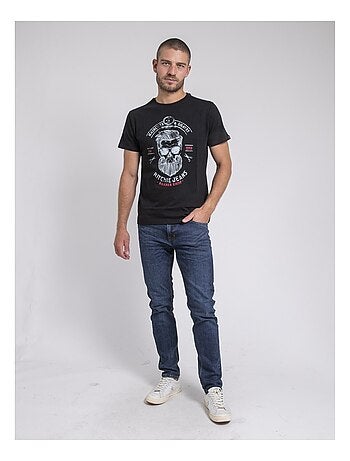 T-shirt col rond pur coton JUSIX